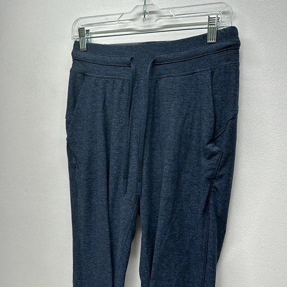 Lululemon Ready To Rulu Jogger Cropped Pants Crops Heathered Navy Blue Size 6 - Picture 3 of 10
